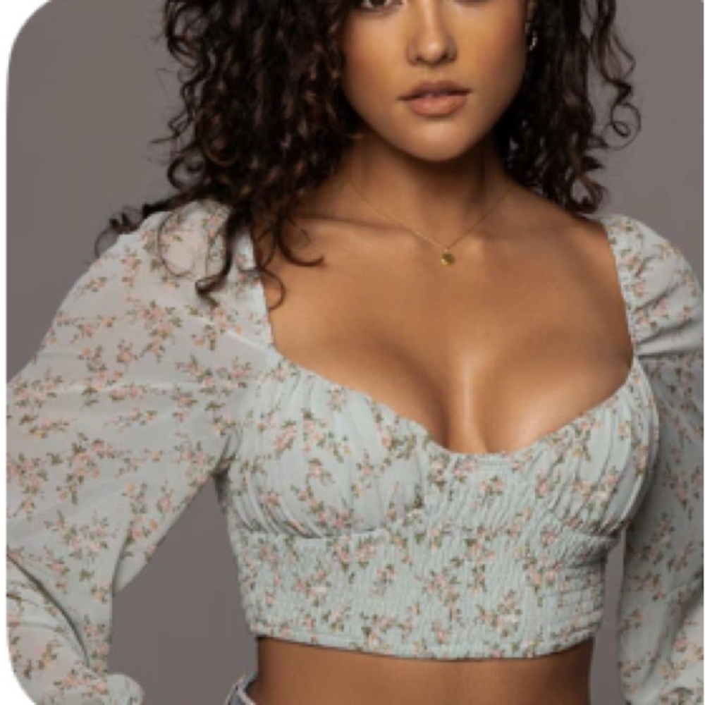 JLUXLABEL Sage Perrie Floral Top